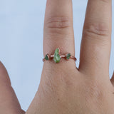 Peridot Trio Ring - Size 7.75