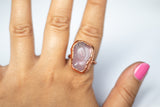 Rose Quartz Ring - Size 7