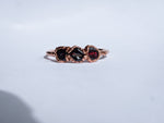 Garnet Trio Ring - Size 10
