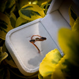 Garnet Trio Ring - Size 5.5