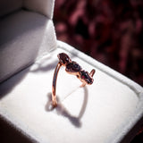 Garnet Trio Ring - Size 5.5