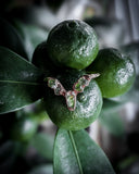Peridot Chevron Ring - Size 7.25