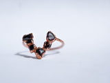 Garnet Chevron Ring - Size 9