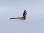 Garnet Chevron Ring - Size 9