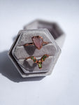 Peridot Chevron Ring - Size 7.25