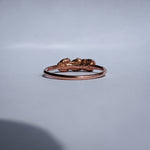 Garnet Trio Ring - Size 10