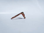 Peridot Chevron Ring - Size 7.25
