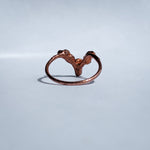 Peridot Chevron Ring - Size 7.25