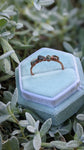 Tourmaline Quartet Ring - Size 8