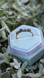 Tourmaline Quartet Ring - Size 8