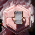 Rose Quartz Ring - Size 8