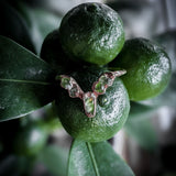Peridot Chevron Ring - Size 7.25