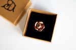 Copper Flower Ring - Size 8