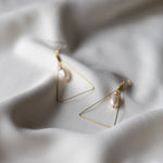 PERLAS Triangle Earrings