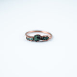 Emerald Trio Ring - Size 8.5