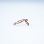 Aquamarine Trio Ring - Size 6