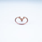 Aquamarine Trio Ring - Size 6