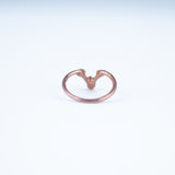 Aquamarine Trio Ring - Size 6