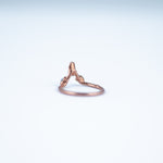 Aquamarine Trio Ring - Size 6