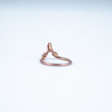 Aquamarine Trio Ring - Size 6
