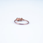 Aquamarine Trio Ring - Size 7.25