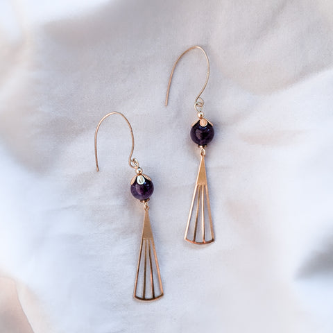 PAMAYPAY Earrings - Amethyst