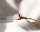 Rose Quartz Ring - Size 6