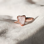 Rose Quartz Ring - Size 6