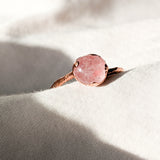 Rose Quartz Ring - Size 7