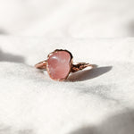Rose Quartz Ring - Size 5.5 - Private Listing - Reserved