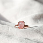Rose Quartz Ring - Size 5.5 - Private Listing - Reserved