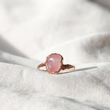 Rose Quartz Ring - Size 5.5 - Private Listing - Reserved
