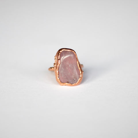 Rose Quartz Ring - Size 7