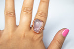 Rose Quartz Ring - Size 7