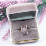 Rose Quartz Ring - Size 8
