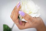 Skinny Hammered Ring