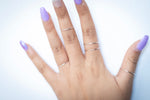 Skinny Hammered Ring