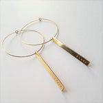 PINAY Bar Hoops
