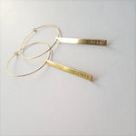 PINAY Bar Hoops